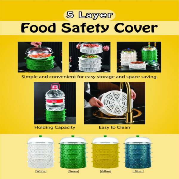 5 Layer Food Safety Cover (White Colour)