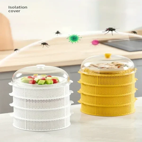 Multifunctional 5 layer Food Safety Cover (Yellow Colour)