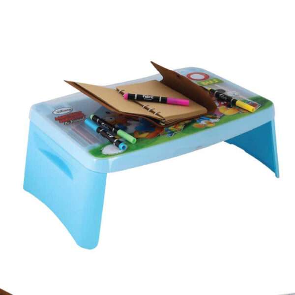 Foldable baby desk table