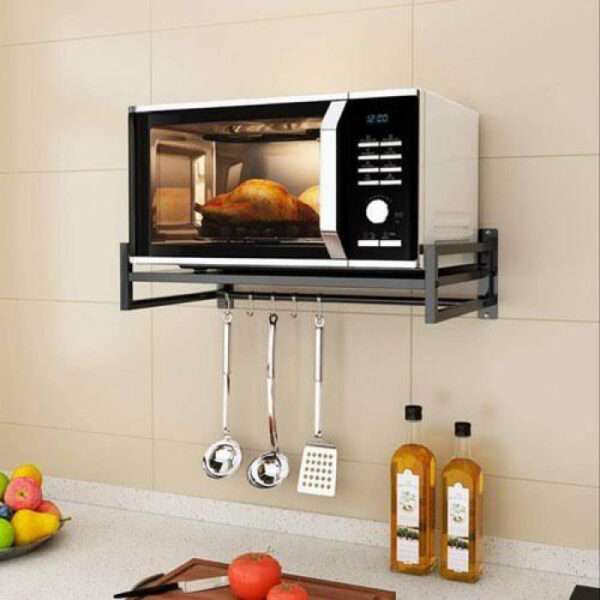 Microwave Oven Rack wall mounted stand For Kitchen