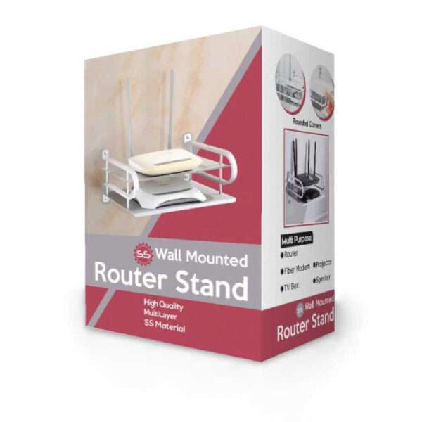 SS Wall Mounted Router Stand