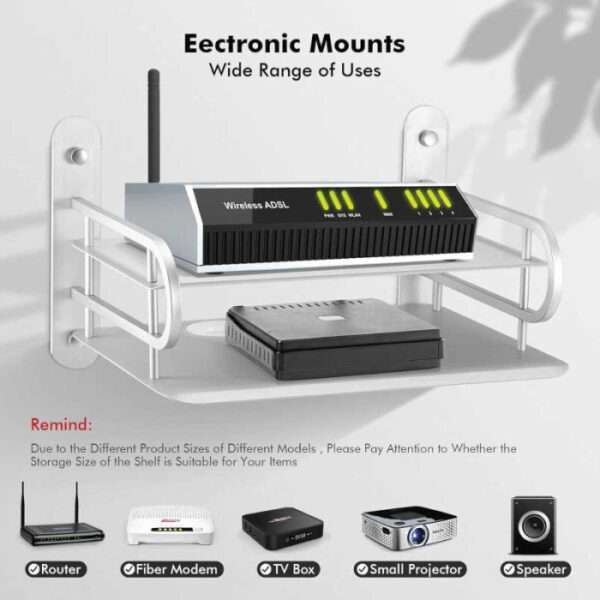 SS Wall Mounted Router Stand