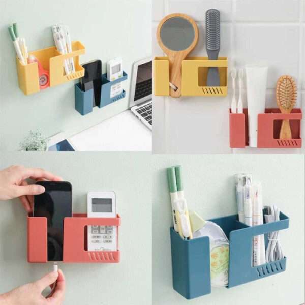 Wall Mounted Double Layer Phone Holder