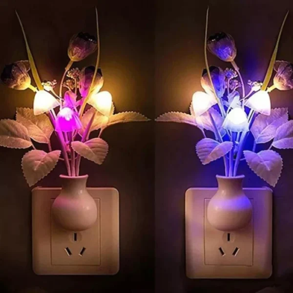 LED Mushroom Night Light Lamp