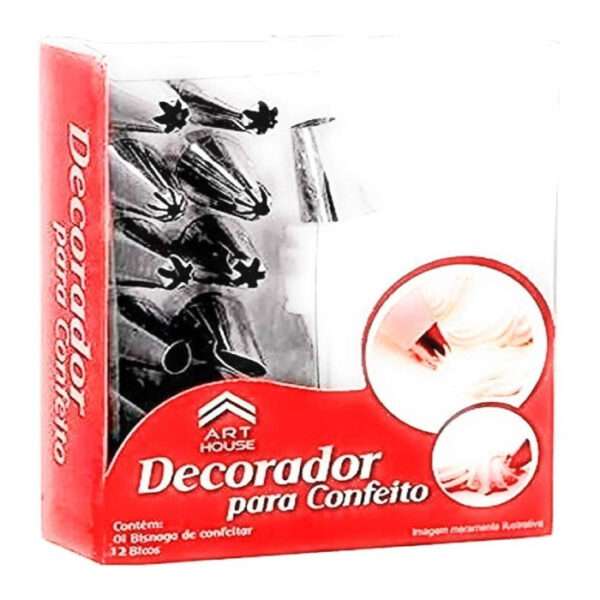 Cake Decorator Nozel set - Decorador para Confeito 12 Pcs