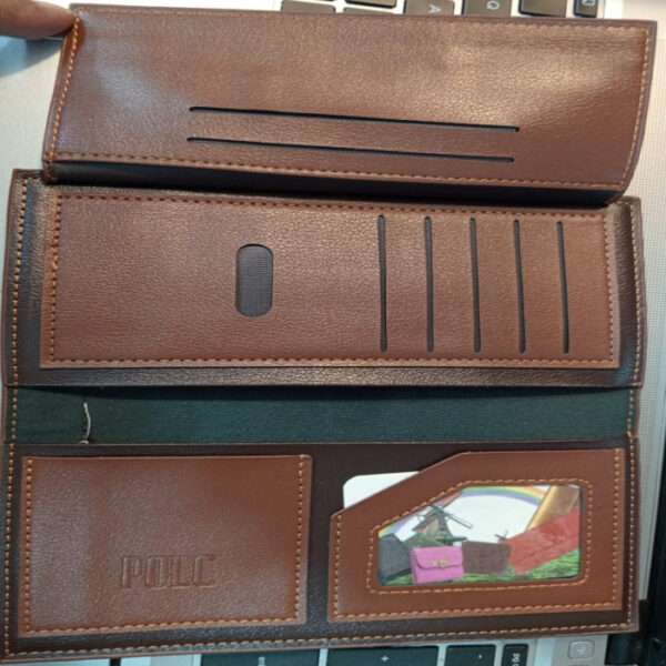 Men's Wallet Long Large Capacity Multifunctional Fashion Stitching Style Wallet Card Holders for Men Communion Guest Gifts