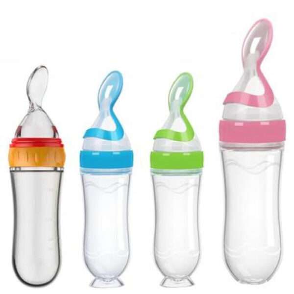 Silicone Spoon Feeder Hard Spoon 90 ML - 1 piece