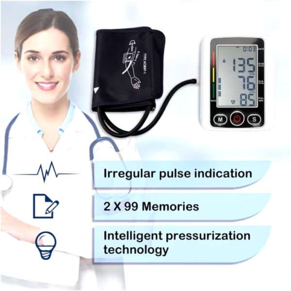 Electronic Blood Pressure Monitor with Voice Function