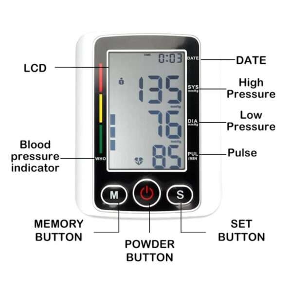 Electronic Blood Pressure Monitor with Voice Function