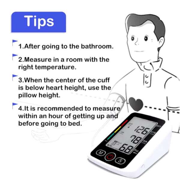 Electronic Blood Pressure Monitor with Voice Function