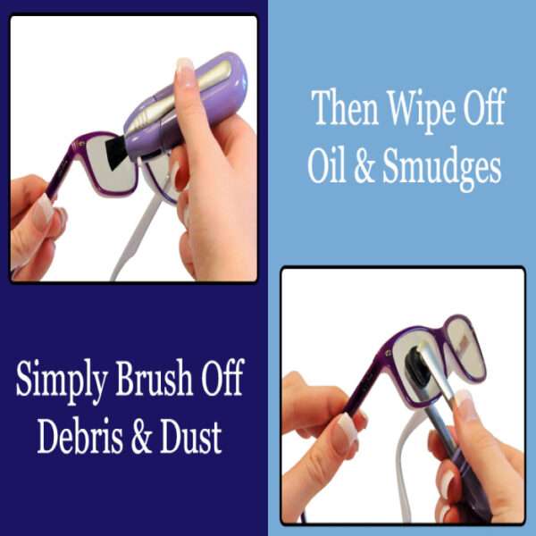 Peeps Eyeglass Cleaner - Lens Cleaner for Eyeglasses and Sunglasses - Glasses Cleaner for All Types of Eye Wear