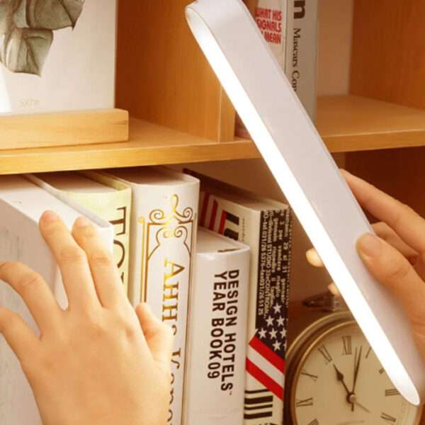 828 Rechargeable Reading LED Night Light Desk Lamp USB Stand Light for Bedroom Magnetic DimmingTable Lamp Computer Study Office