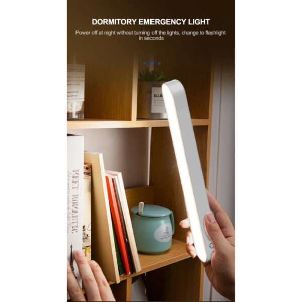 828 Rechargeable Reading LED Night Light Desk Lamp USB Stand Light for Bedroom Magnetic DimmingTable Lamp Computer Study Office