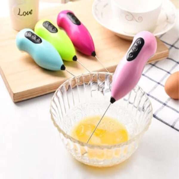 Mini Portable Hand Blender For Lassi. Milk. Coffee. Mixer-Battery Operated..Coffee Beater Coffee Milk Drink Electric Whisk Mixer