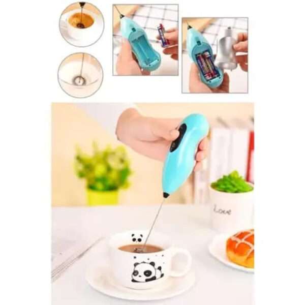 Mini Portable Hand Blender For Lassi. Milk. Coffee. Mixer-Battery Operated..Coffee Beater Coffee Milk Drink Electric Whisk Mixer