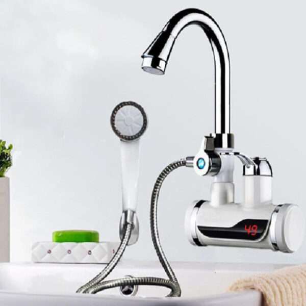 Electric Instant Water Heating Tap With Hand Shower