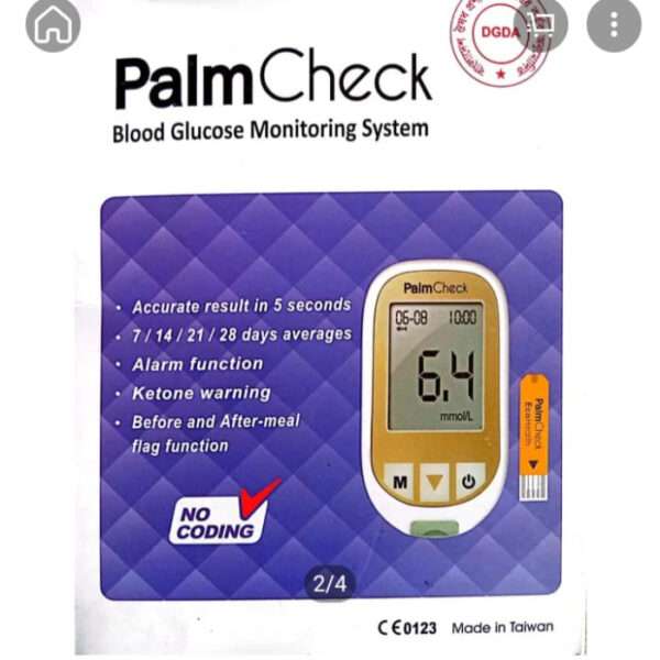 Palm Check Blood Glucose Monitoring