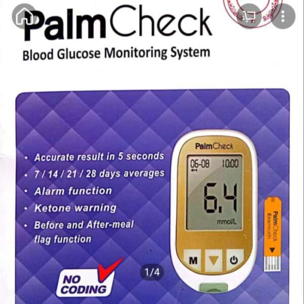 Palm Check Blood Glucose Monitoring