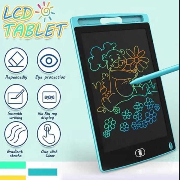 8.5 Inch LCD colour Writing Tablet Digital Drawing Tablet Multicolour