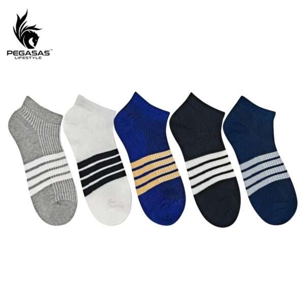 5 pairs of premium quality socks combo pack.