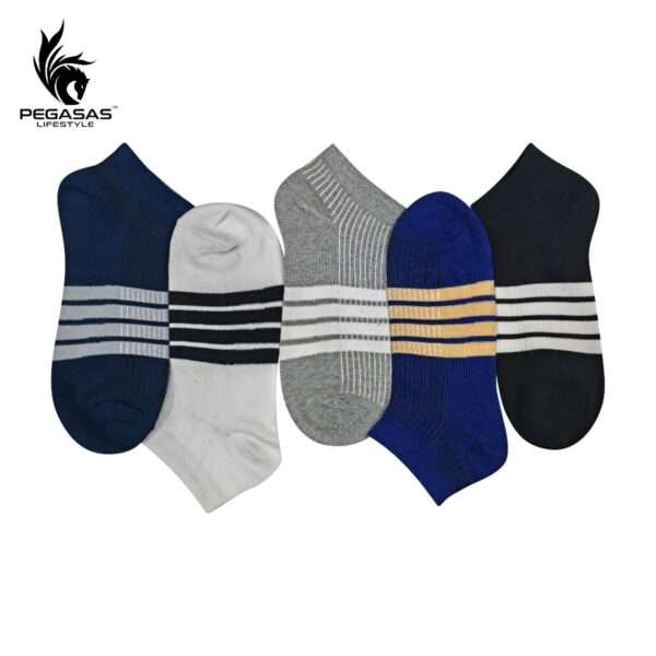 5 pairs of premium quality socks combo pack.