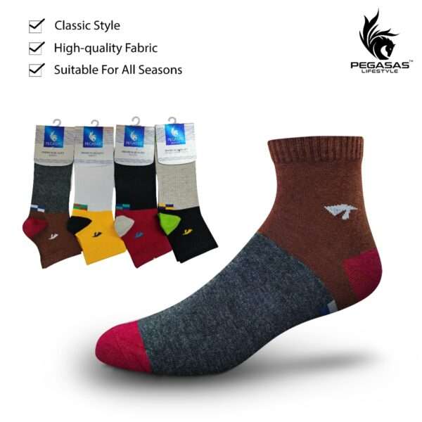 Premium Quality Cotton socks, 4 pair combo.