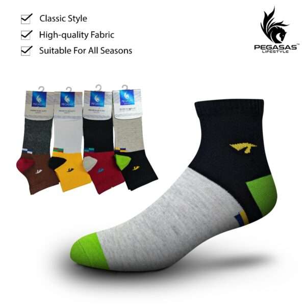 Premium Quality Cotton socks, 4 pair combo.